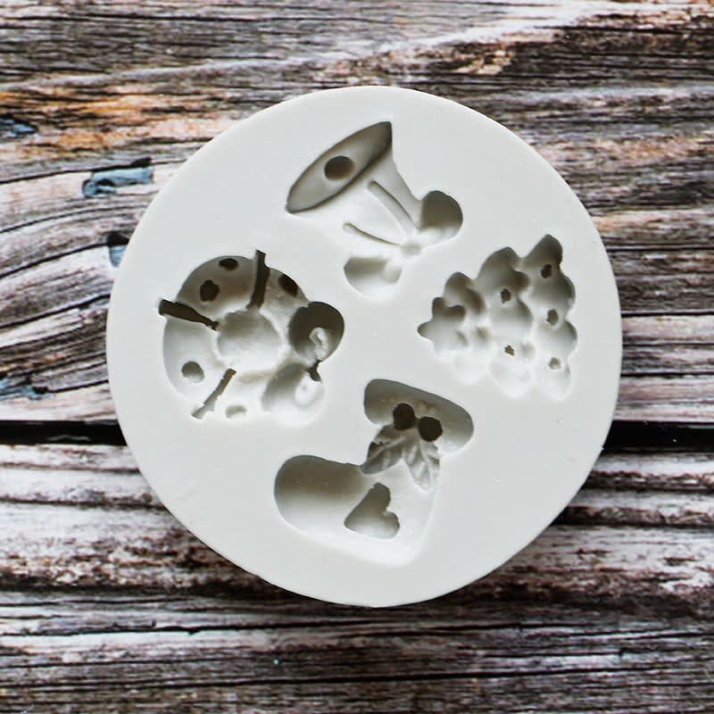 Molde Fondant Navidad N°5 Silicona 0