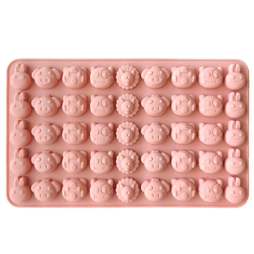 Molde Gomitas Animales N°2 Silicona 0