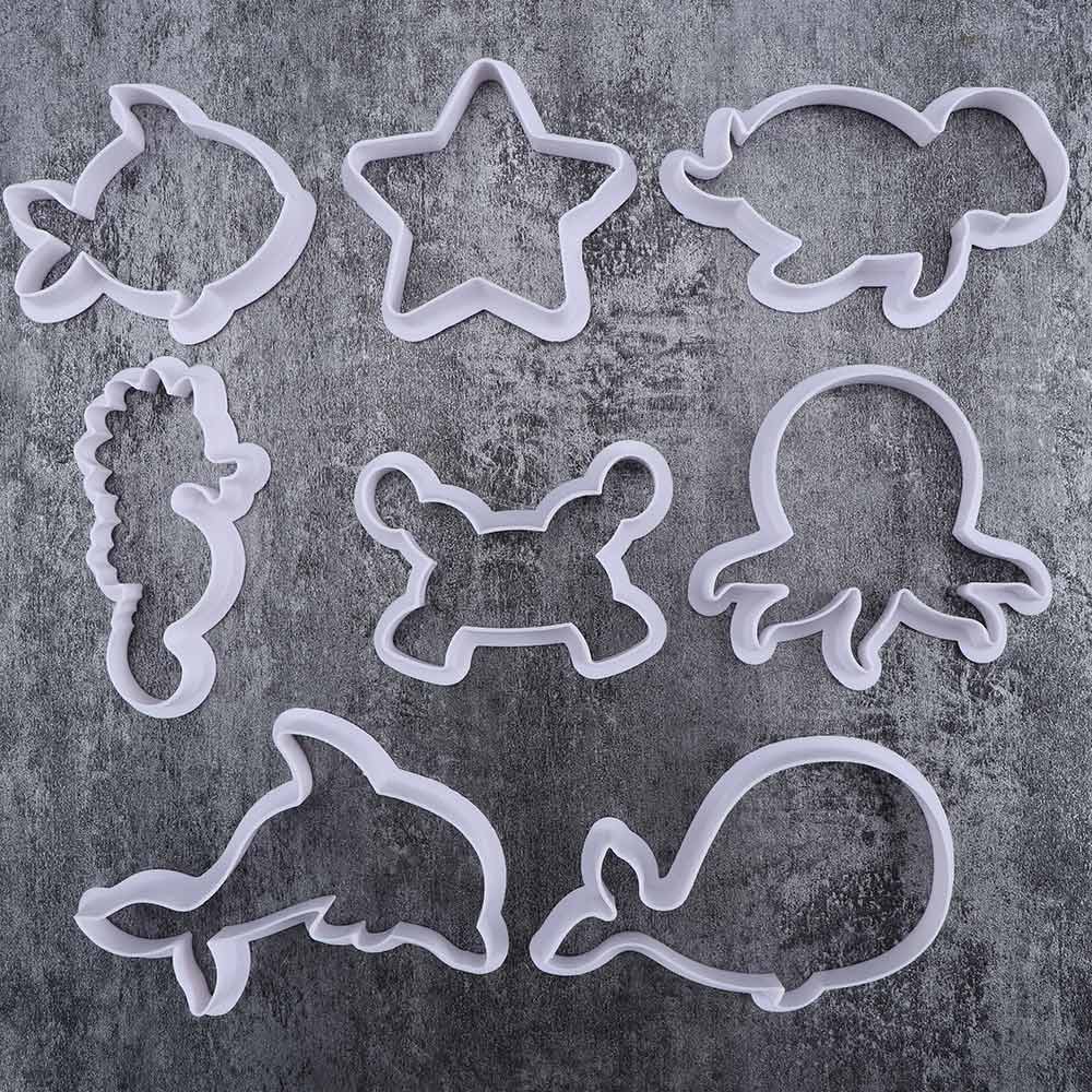 Set Cortadores Marinos Plásticos 8 Piezas 0