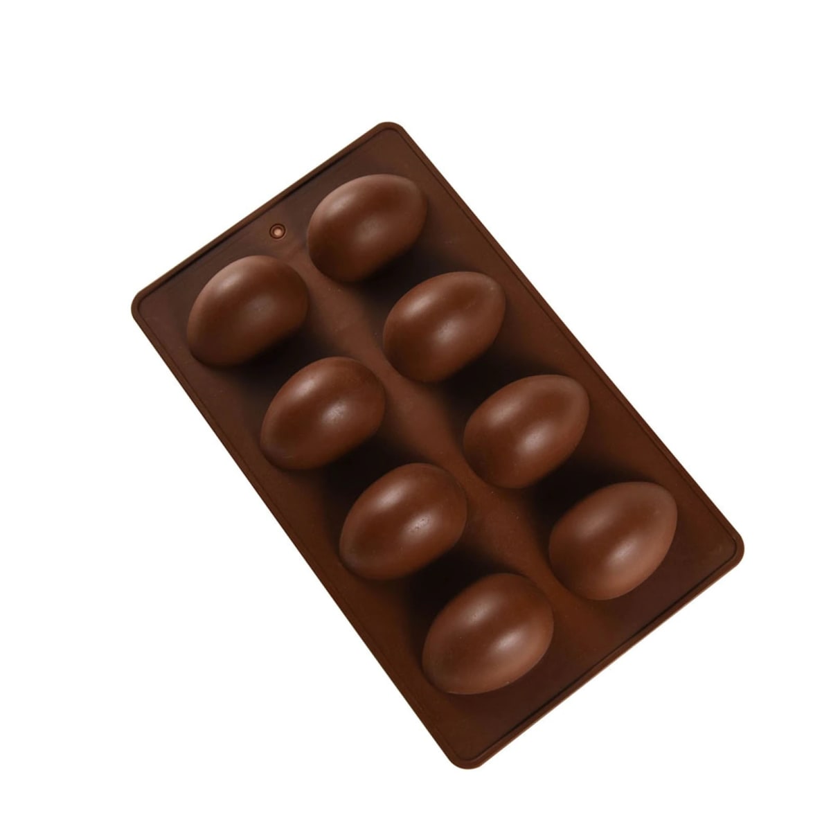 Molde Silicona Huevos Lisos 8 Cavidades 0