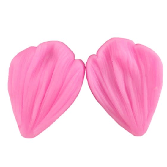 Molde Fondant Nervadura Pétalo Crisantemo Silicona 0