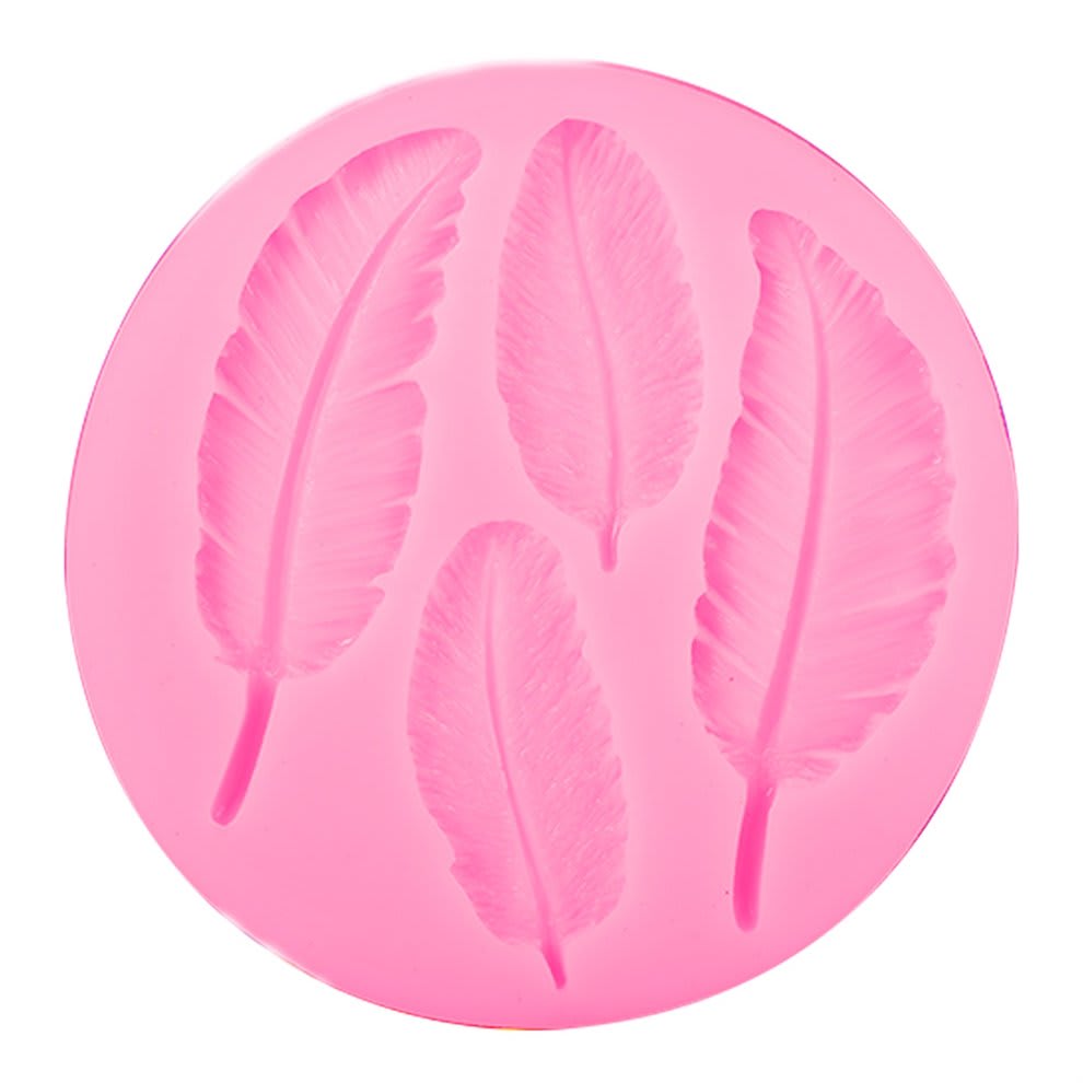 Molde Fondant Plumas N°1 Silicona 0