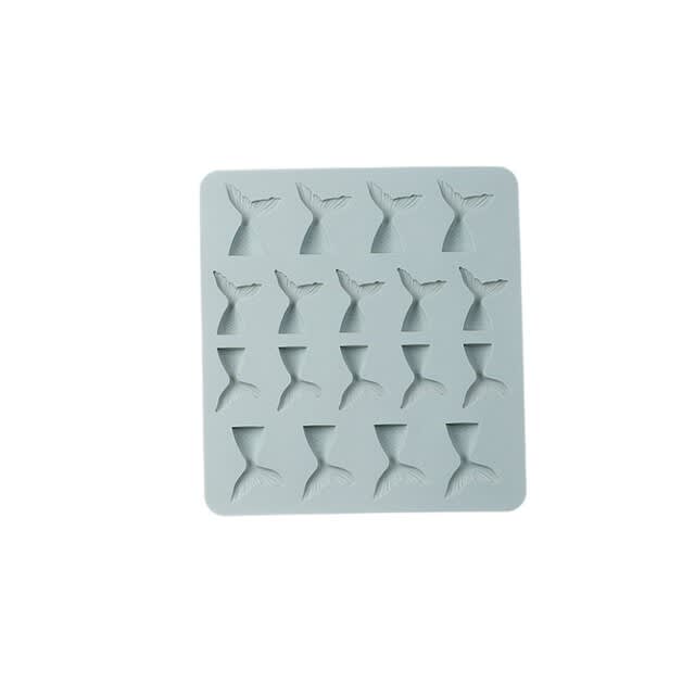Molde Silicona 18 Colas de Sirena 0