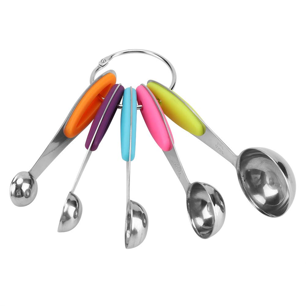 Set Cucharas Medidoras Metálicas 5 Piezas 2