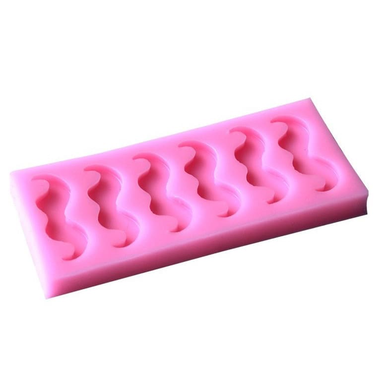 Molde Fondant 6 Bigotes Silicona1
