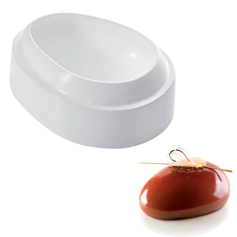 Molde Pastel Ovalado 16 cm. Silicona 0