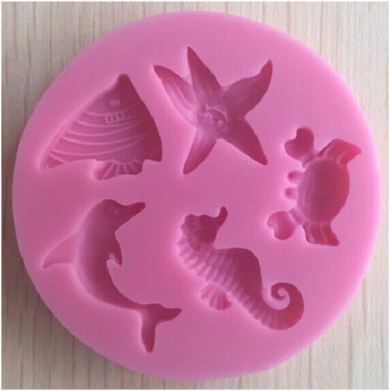 Molde Fondant Peces Silicona 0