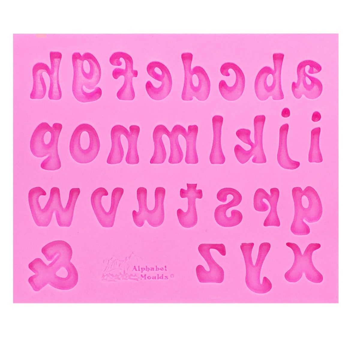 Molde Fondant Minúsculas Silicona 0