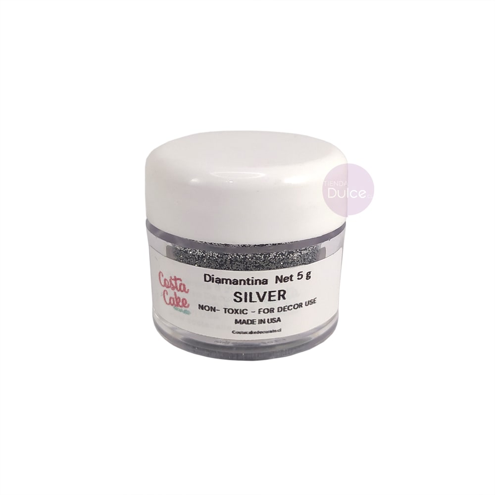 Diamantina Costa Cake Plata Silver 5 gr.2