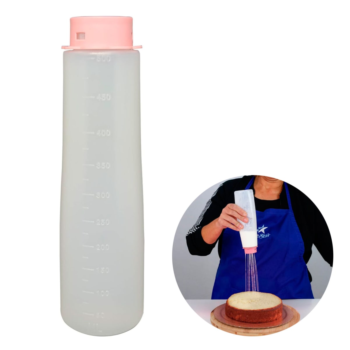 Botella Tipo Lluvia para Remojo 500 ml. 3