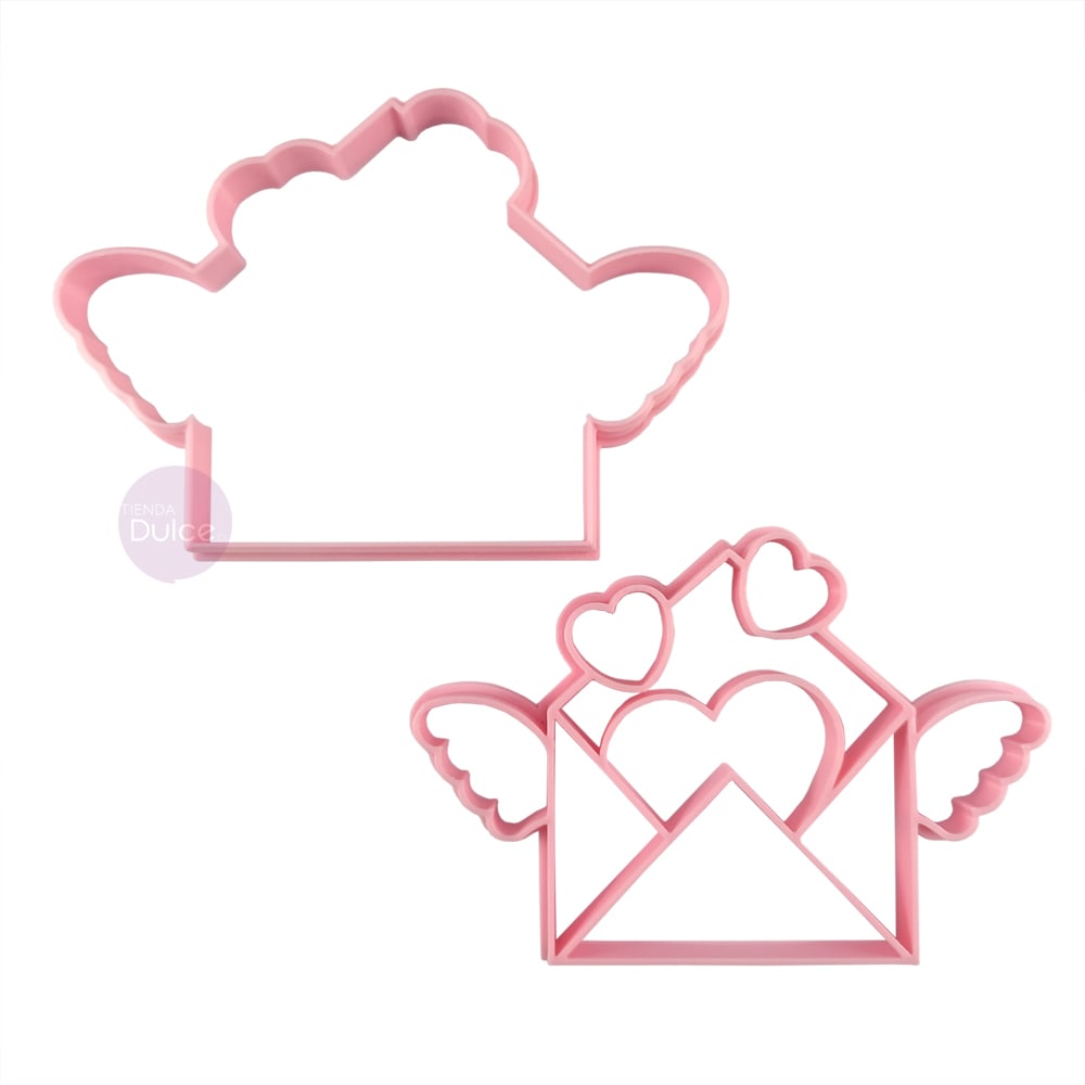 Cortador + Marcador Sobre con Corazones 1