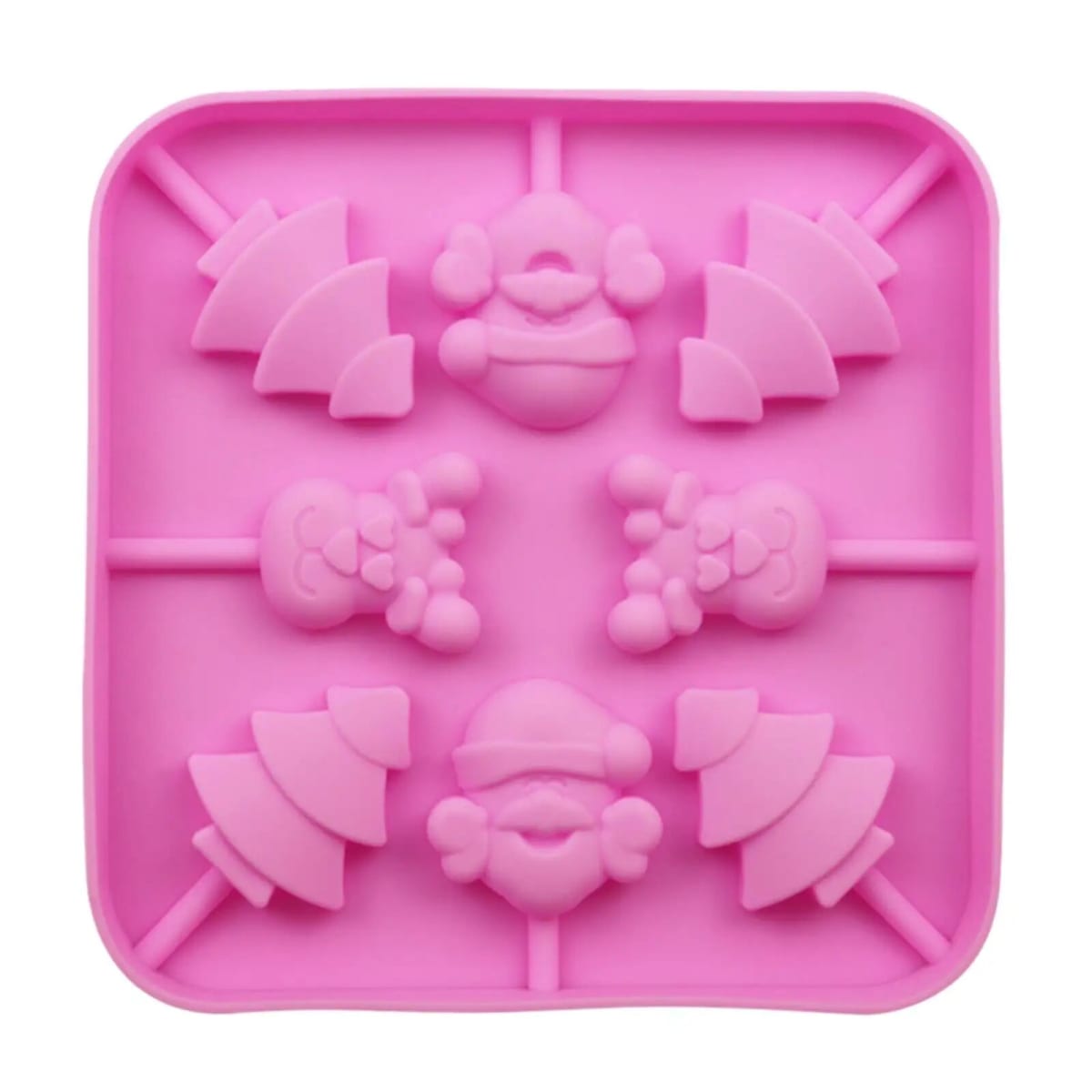 Molde Silicona Paletas de Navidad 0