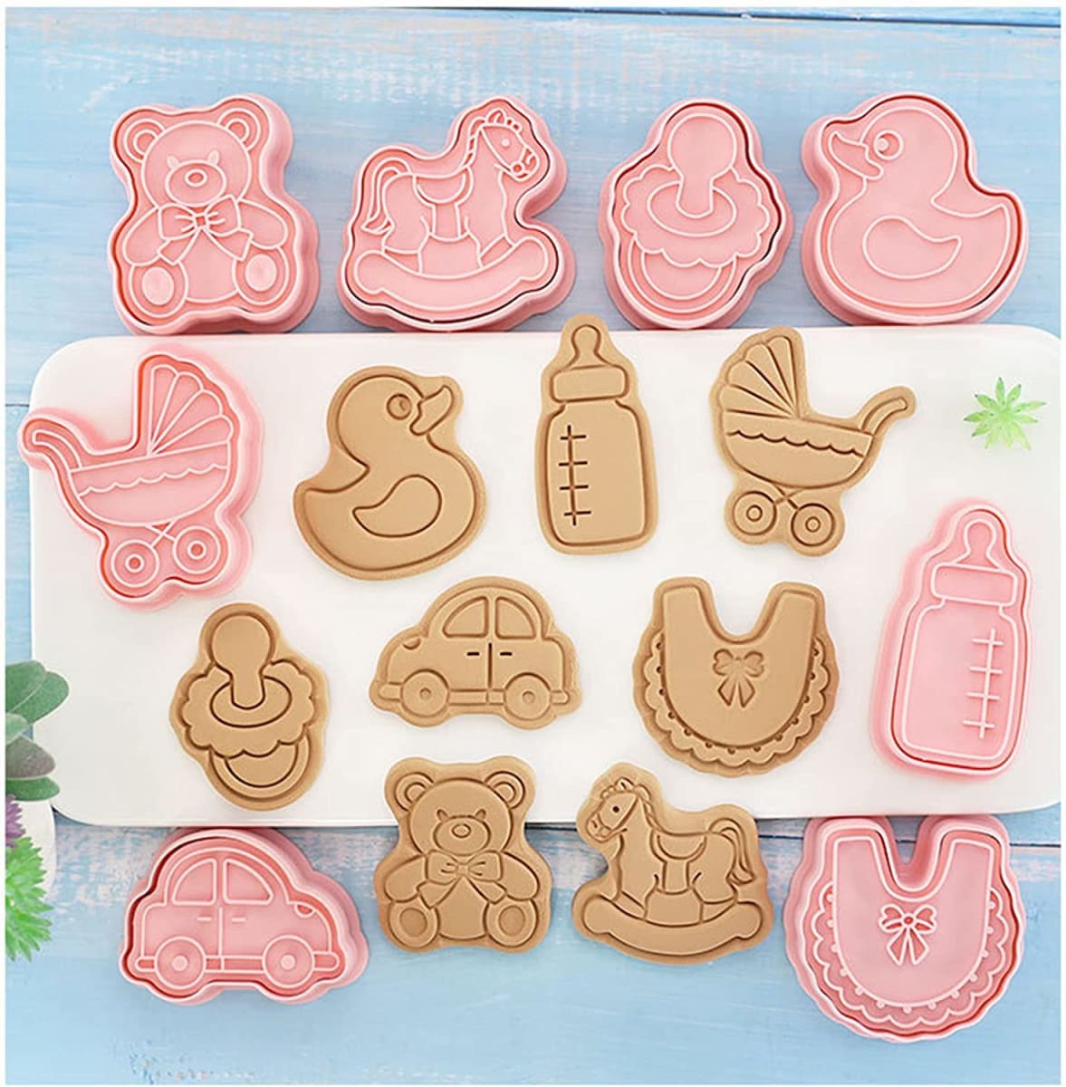 Set Cortador Marcador Baby Shower N°1 - 8 Diseños2