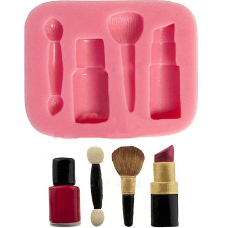 Molde Fondant Maquillaje Silicona 0