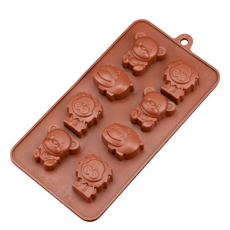 Molde Chocolate Animales Silicona 0