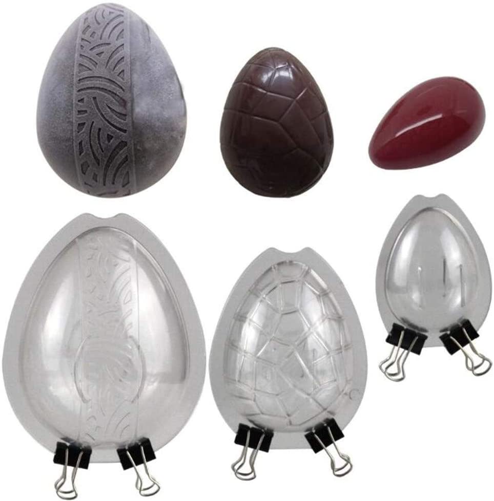 Set Moldes Huevos 3 Tamaños Acrílico 0