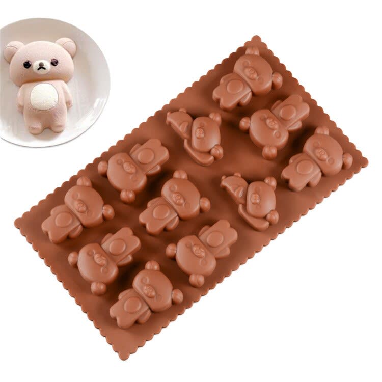 Molde Chocolate Ositos Silicona 0
