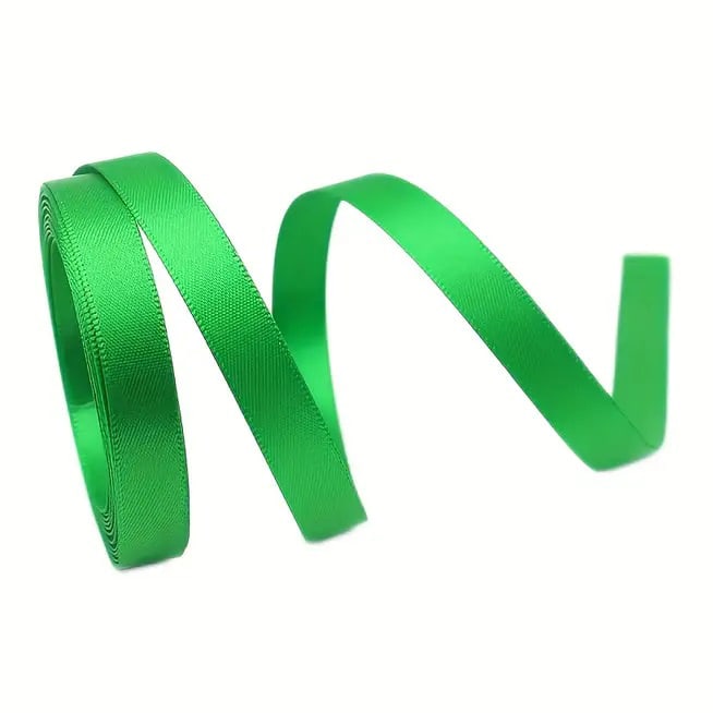 Cinta de Tela para Lazo Liso Verde 5 mts. 2