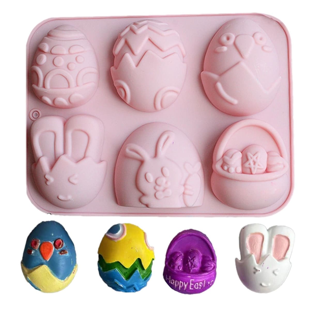 Molde Silicona Pascua N°3 6 Cavidades 0