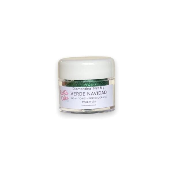Diamantina Costa Cake Christmas Green 5 gr.2
