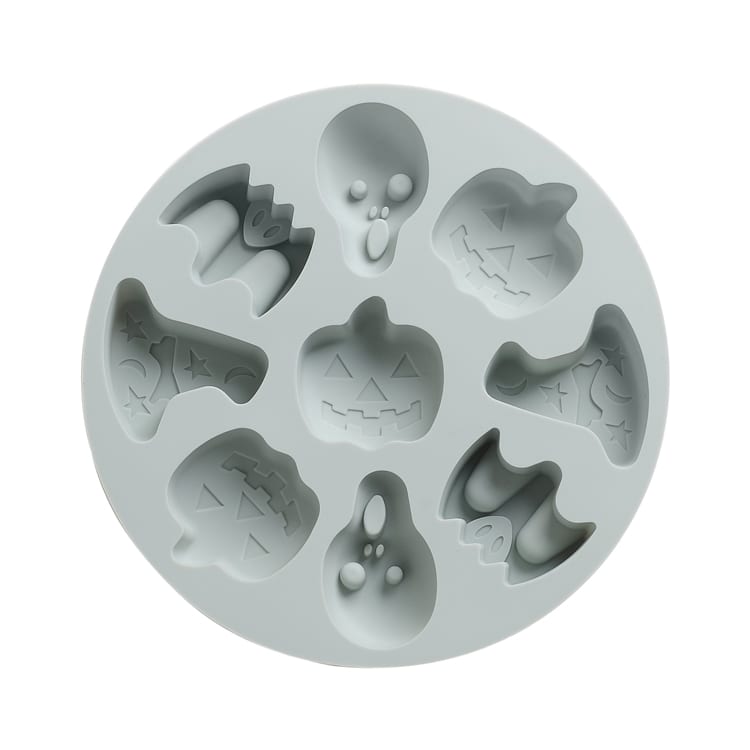 Molde Silicona Redondo Halloween 9 Cavidades 0
