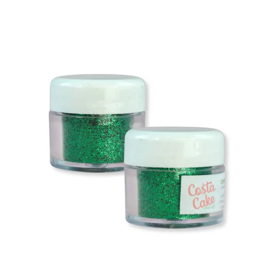 Diamantina Costa Cake Christmas Green 5 gr. 0