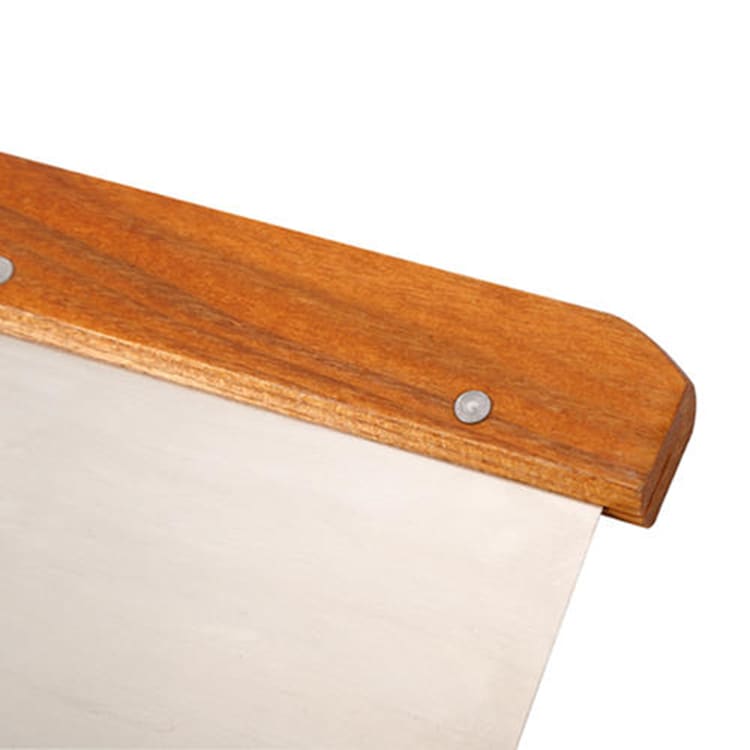 Espatula de Acero Inoxidable c/Mango Madera2