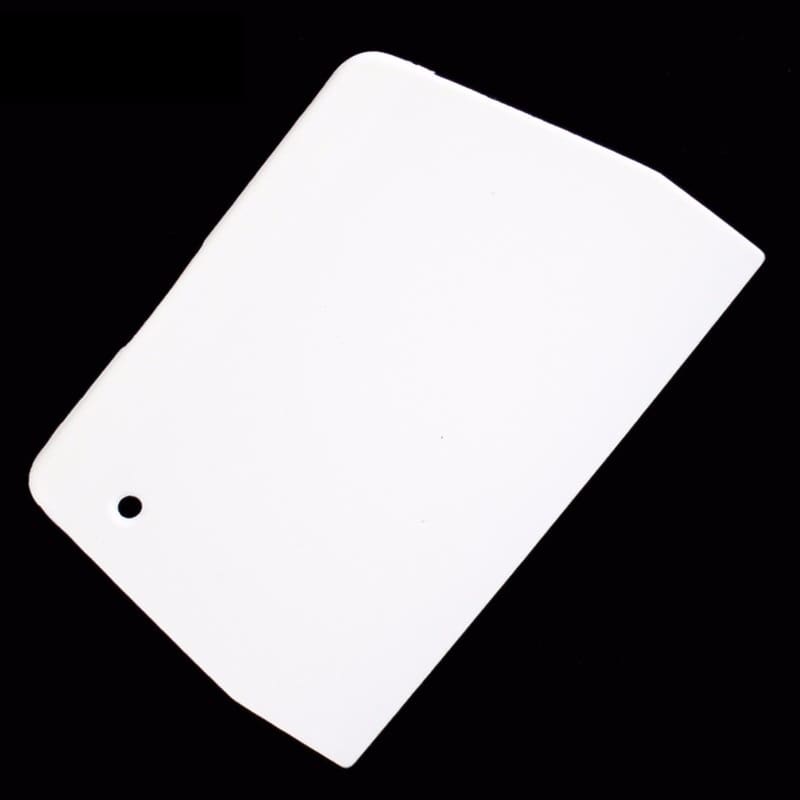 Paleta, Espatula o Cortador Plástico Blanco 25.4 cm. 0