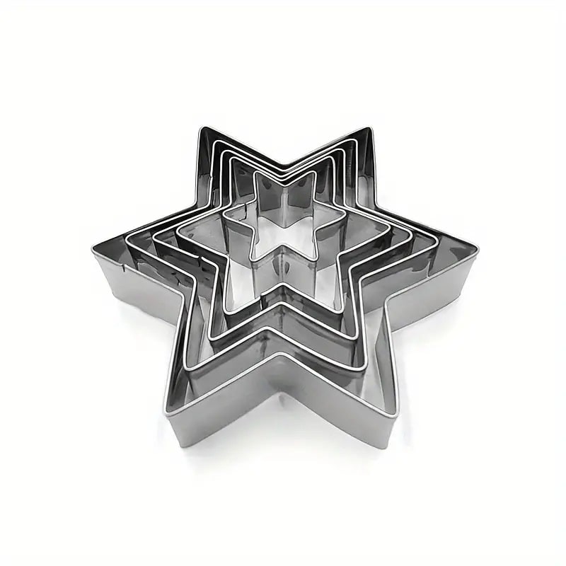 Set Cortadores Metálicos Estrella de David 5 Piezas3