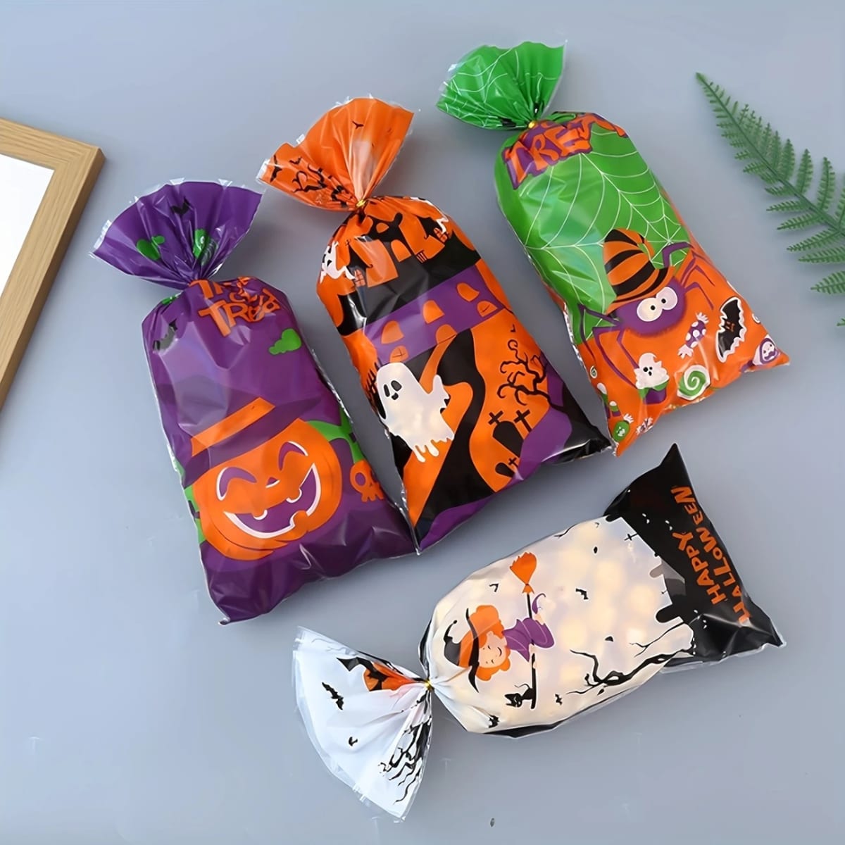 Set Bolsas Celofán Halloween N°2 - 12 Unidades2