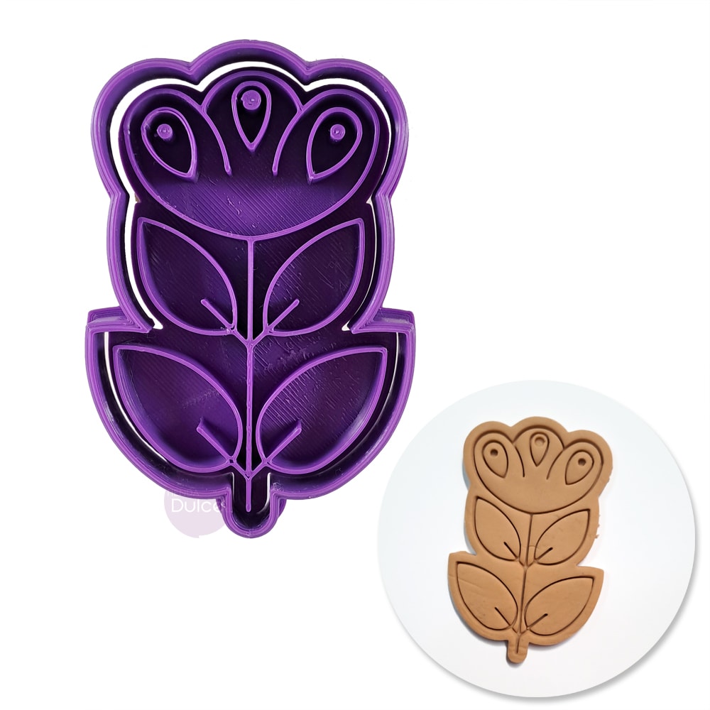 Cortador + Marcador Flor N°32