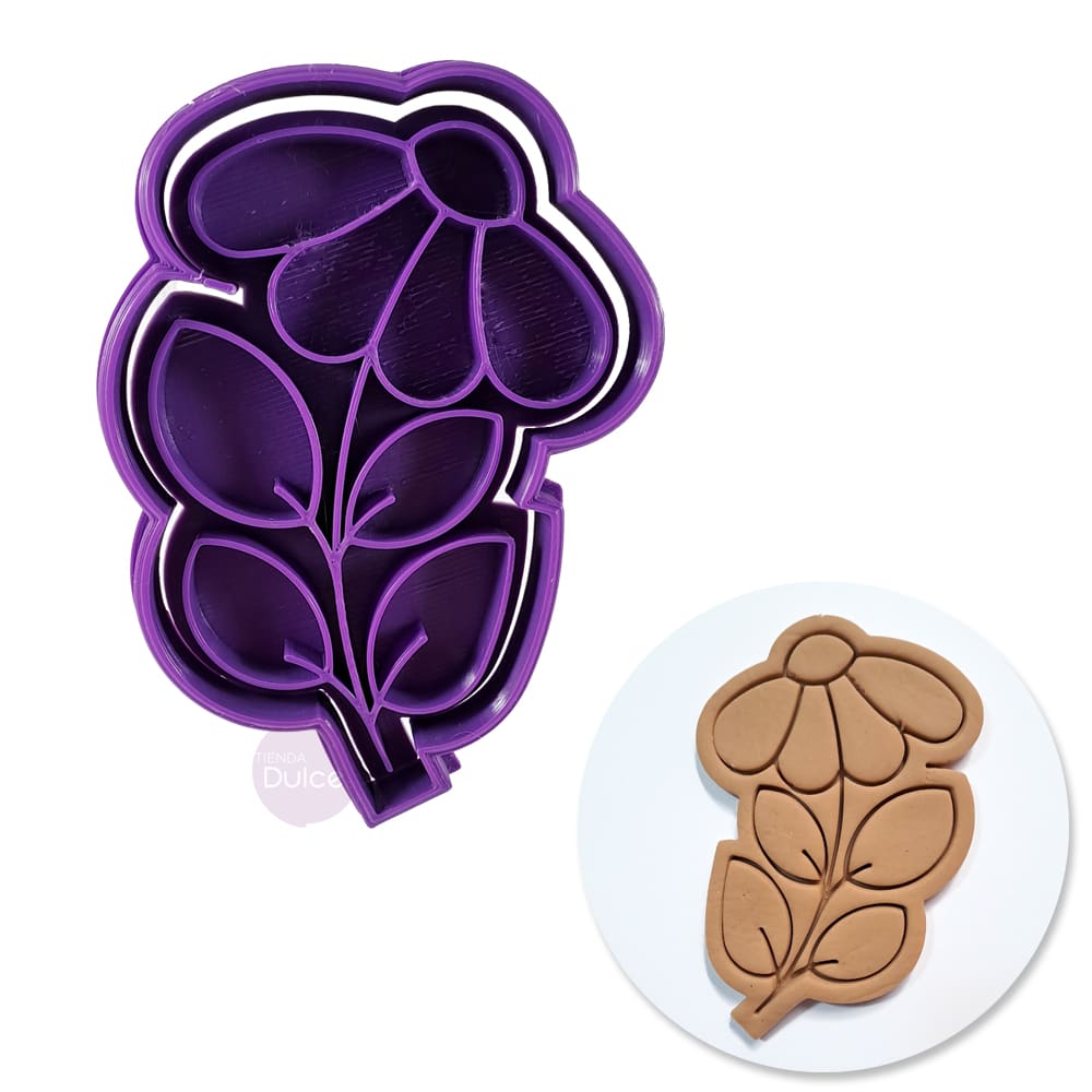 Cortador + Marcador Flor N°42