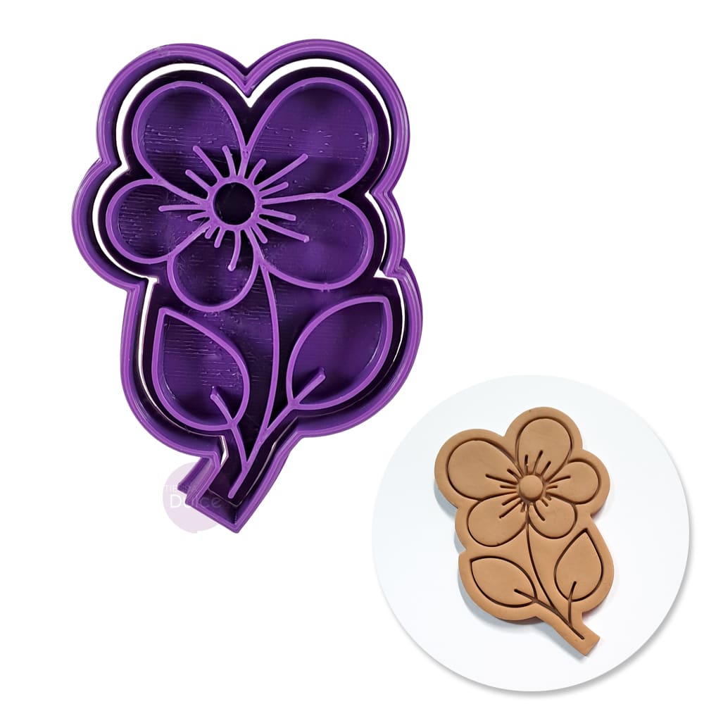 Cortador + Marcador Flor N°72