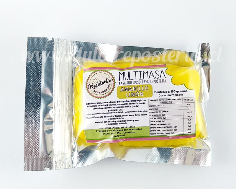 Fondant Colores 100 gr. Kreatortas2