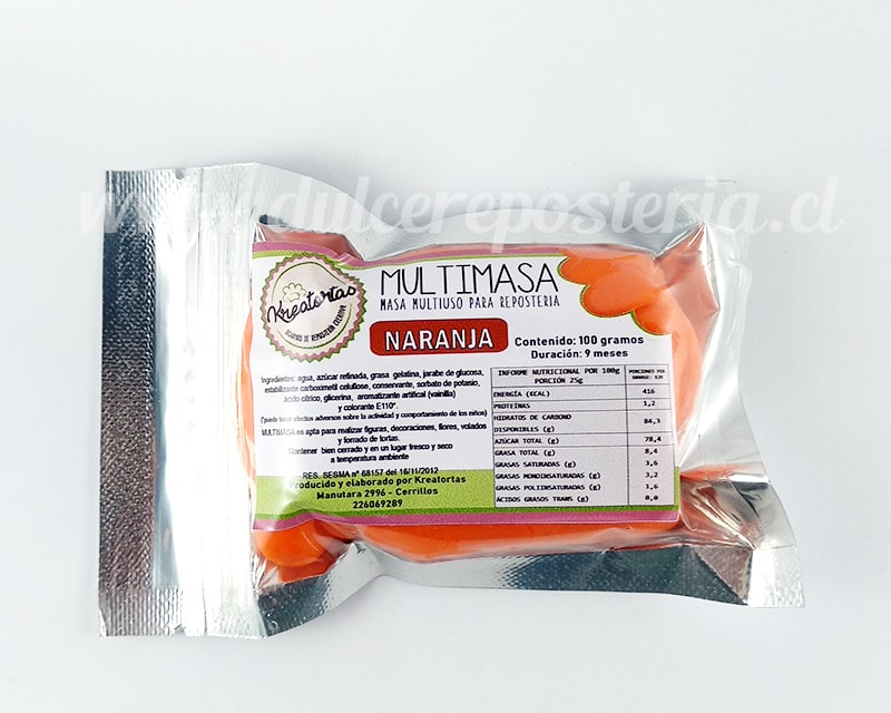 Fondant Colores 100 gr. Kreatortas10