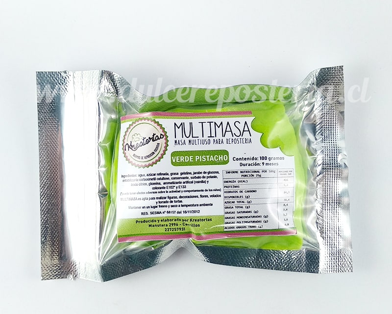 Fondant Colores 100 gr. Kreatortas17