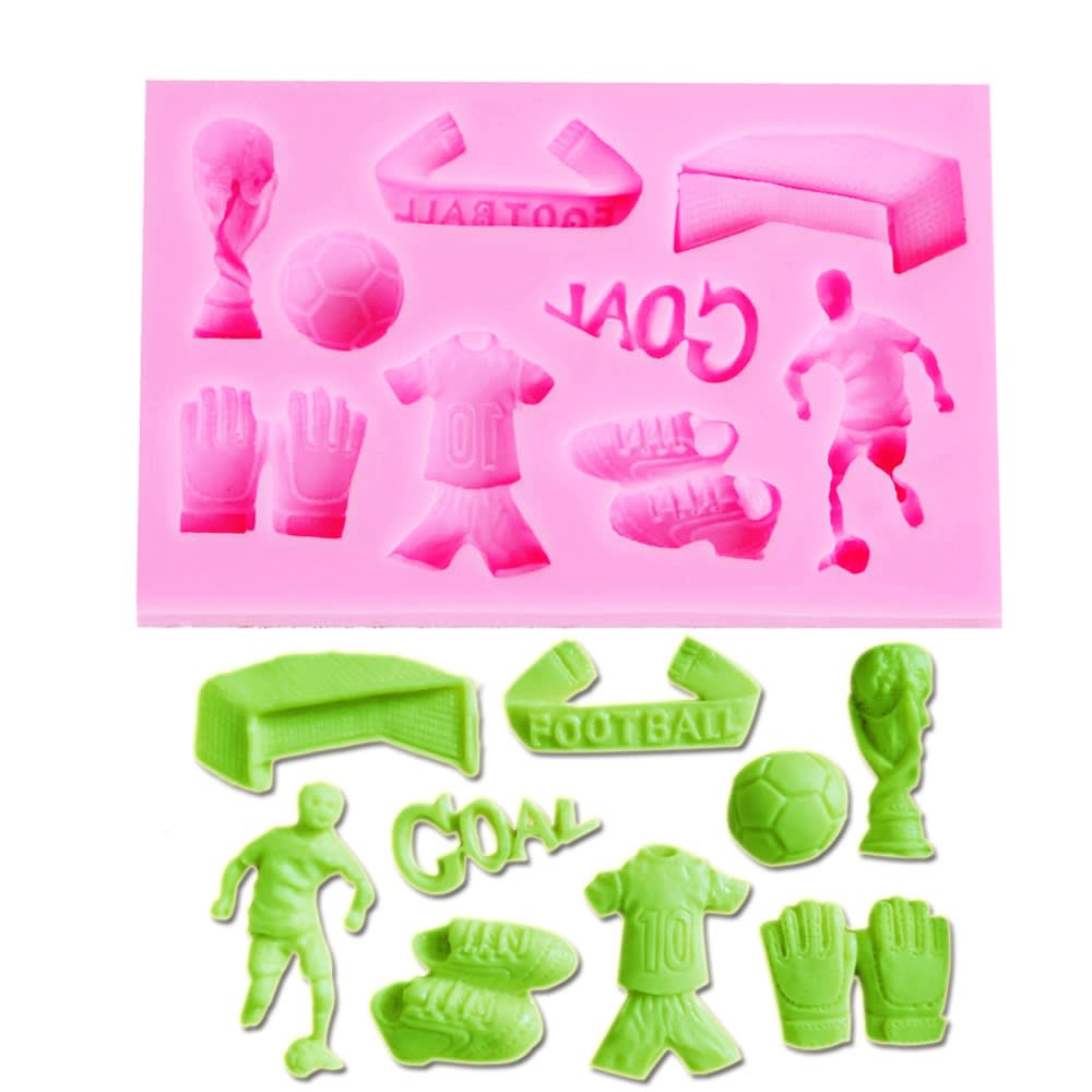 Molde Fondant Futbol Silicona2