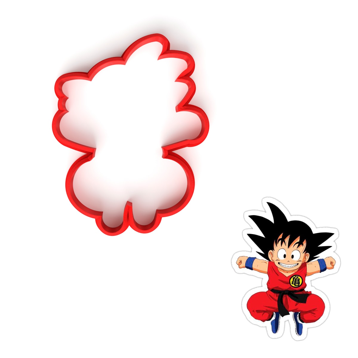 Cortador Goku N°2 Plástico 0