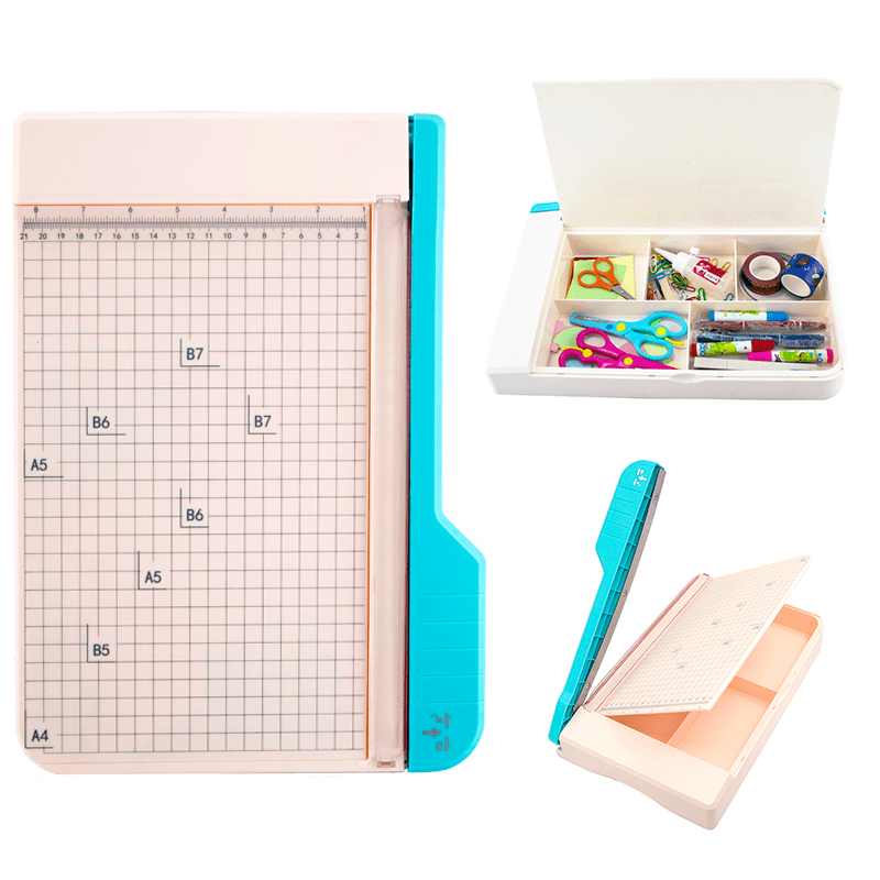 Guillotina Para Papel Con Compartimientos A4 Kamei1