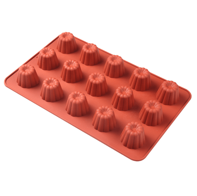 Molde para Canelés 15 Cavidades Silicona 0