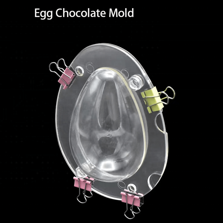 Molde Huevo Liso 3D Acrílico3