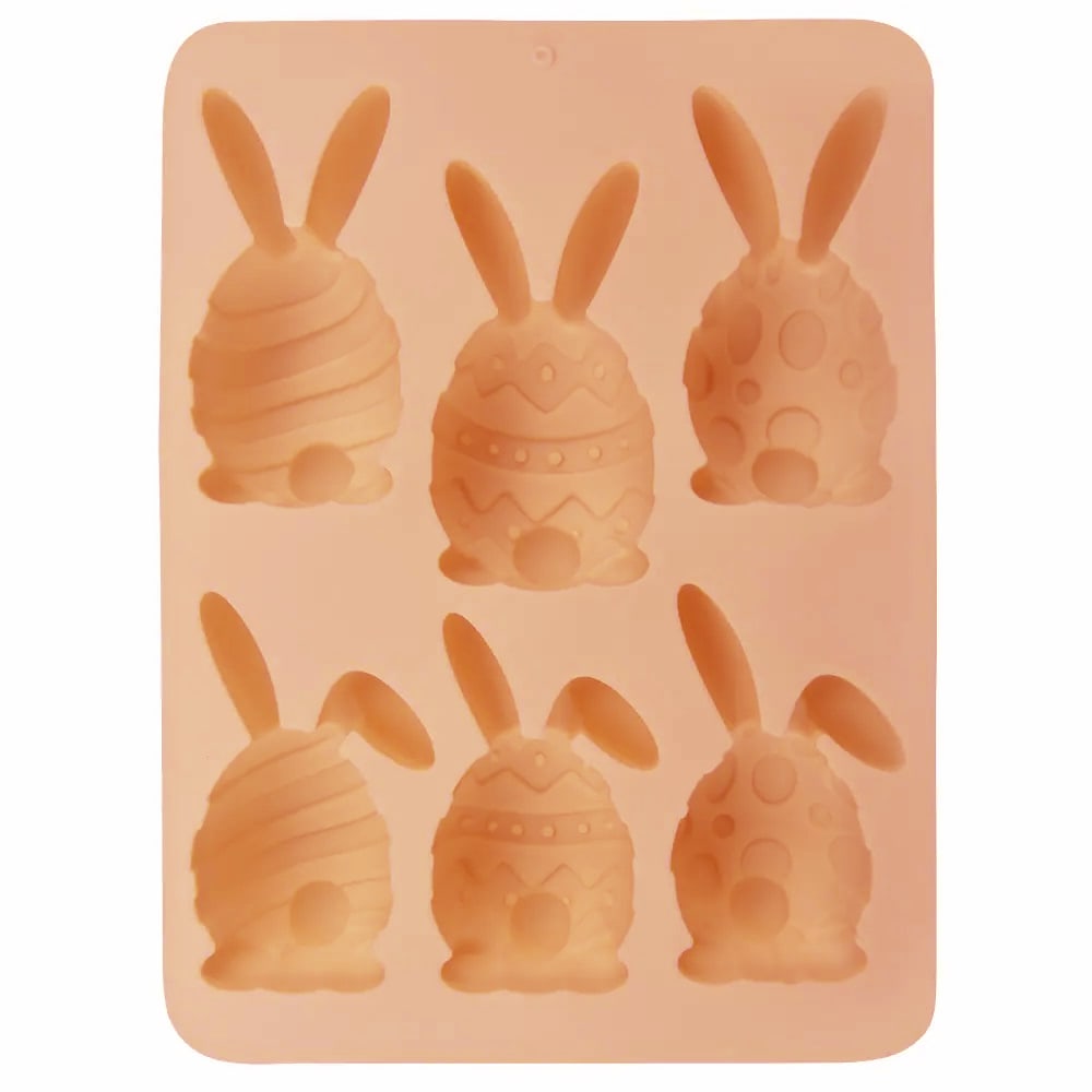 Molde Huevos con Orejas 6 cavidades Silicona2