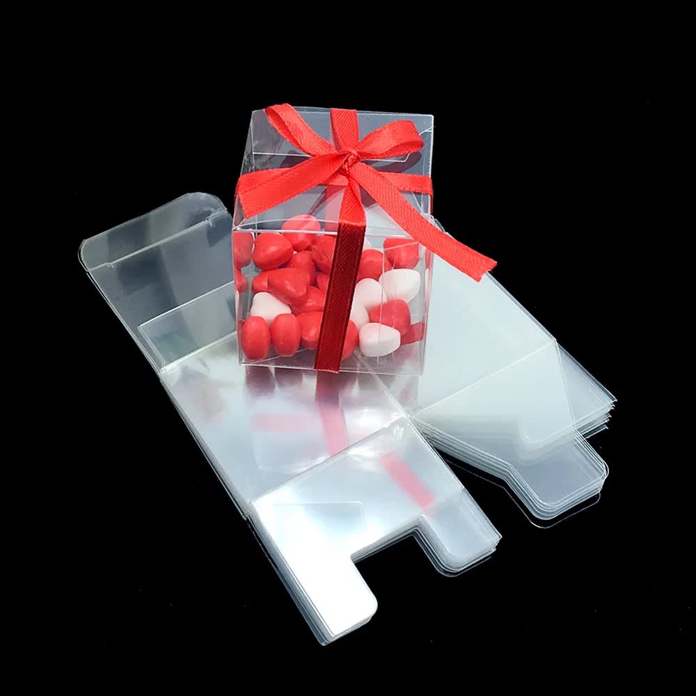 Caja de Acetato Transparente 10x10x10 cm. 10 Unidades5