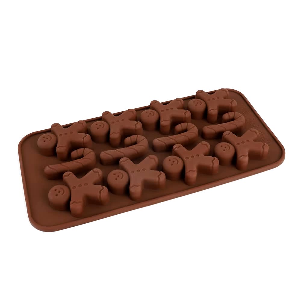 Molde Chocolate Hombre de Jengibre y Bastón Silicona2