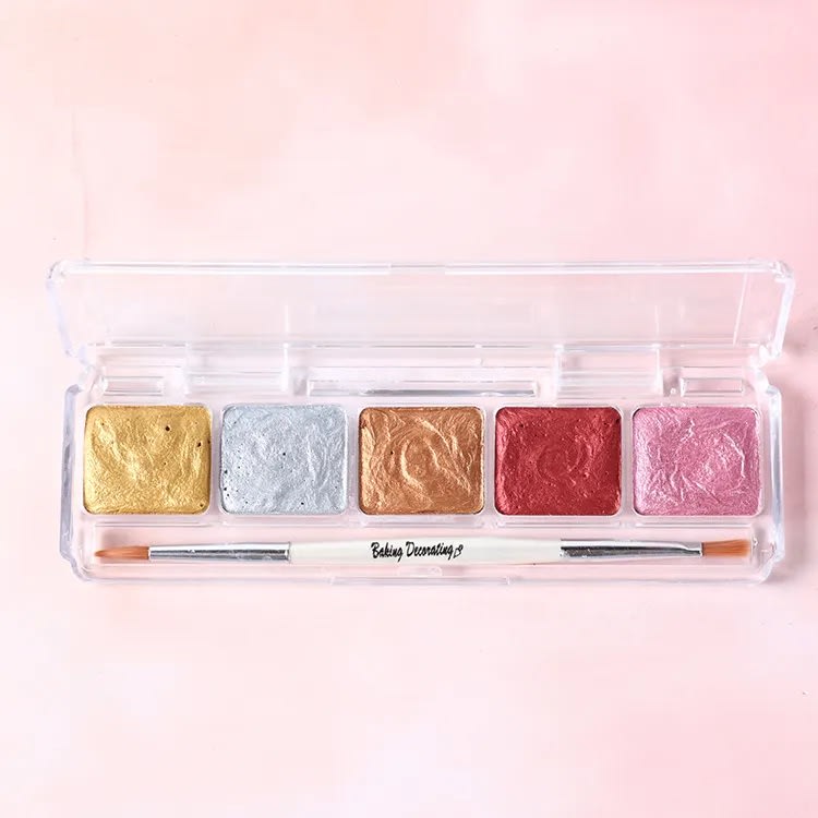 Paleta Acuarela Metalizada N°2 - 5 Colores4