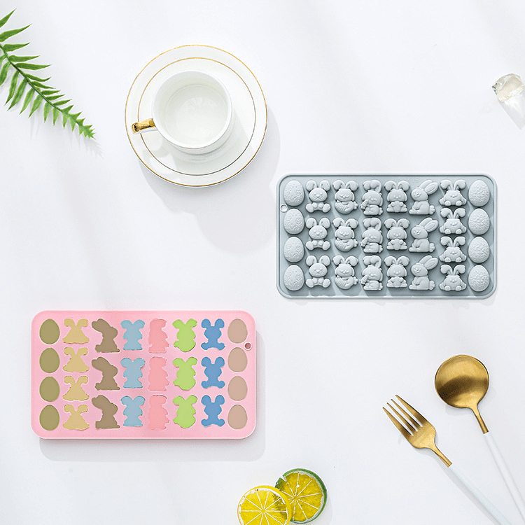 Molde Huevos y Conejos 27 Cavidades Silicona3