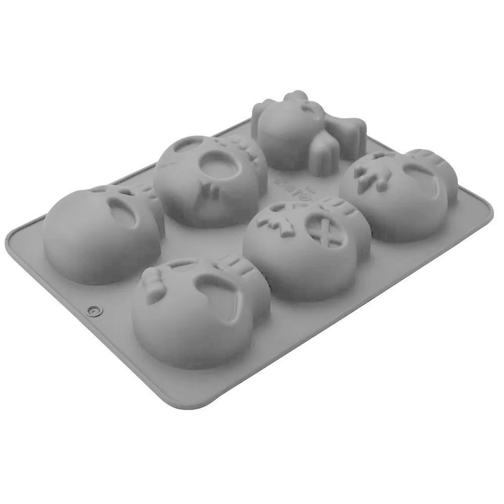 Molde Calaveras 6 Cavidades Silicona3