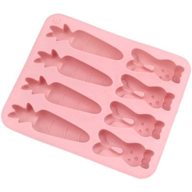 Molde Zanahorias y Conejos 8 Cavidades Silicona4