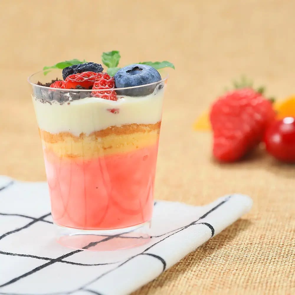 Vaso Acrílico Redondo 6 x 5 cm. 10 Unidades7