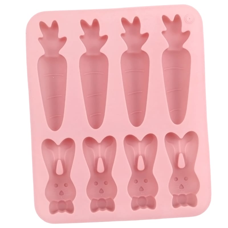 Molde Zanahorias y Conejos 8 Cavidades Silicona6